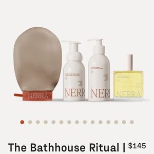 Nerra Bathhouse Ritual Set - White and Brown